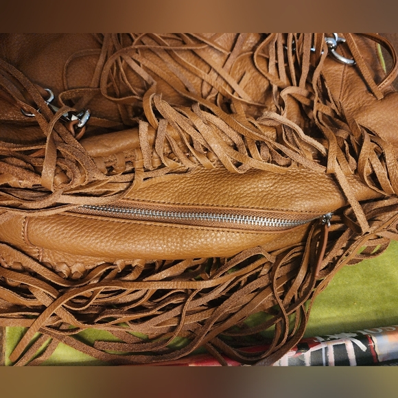 Vince Camuto Sunni Fringe Backpack - Picture 9 of 10